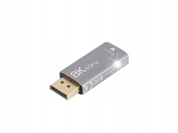 Adapter Lanberg Displayport (M) -> HDMI (F) 8K srebrny