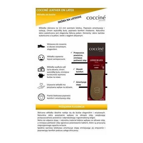 r.36 - skórzane wkładki leather on latex coccine na Arena.pl