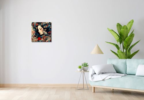 Obraz 40x40cm Szeptucha w Ogrodzie na Arena.pl
