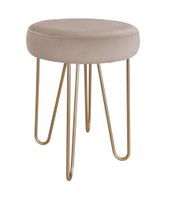 Taboret Venus HAIRPIN noga złota MG09