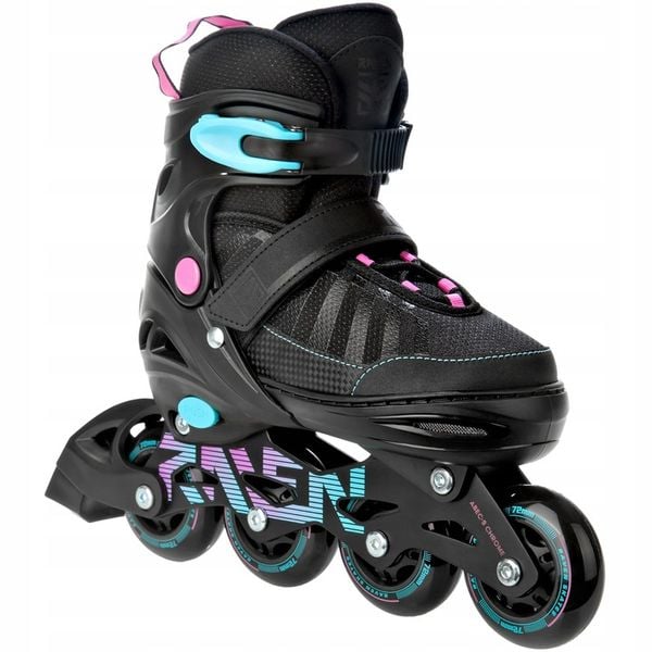 Rolki Regulowane RAVEN Oxen Mint/Pink 34-37 zdjęcie 1