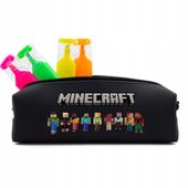 PIÓRNIK SZKOLNY CZARNY DO SZKOŁY DLA CHŁOPCÓW TUBA SASZETKA MINECRAFT WZORY