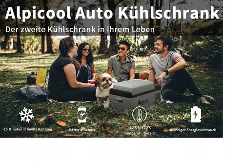 Alpicool lodówka turystyczna 12V 15 L do samochodu ciężarówki łodzi kampera na Arena.pl