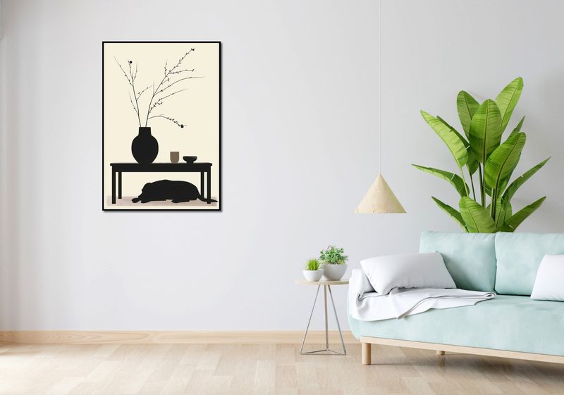 Plakat 70x100cm Wypocznij Psino zdjęcie 4