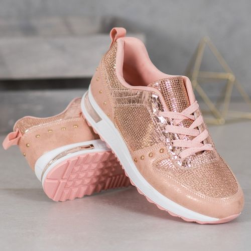 Błyszczące Sneakersy Na Platformie r.36 na Arena.pl