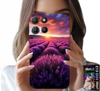 ETUI DO MOTOROLA MOTO G15 - POLE LAWENDY, PIĘKNE KRAJOBRAZY, WZORY