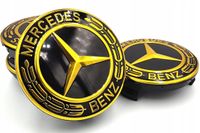 MERCEDES DEKIELKI na felgi zaślepki felg KAPSLE kołpaczki 75mm 4 szt.