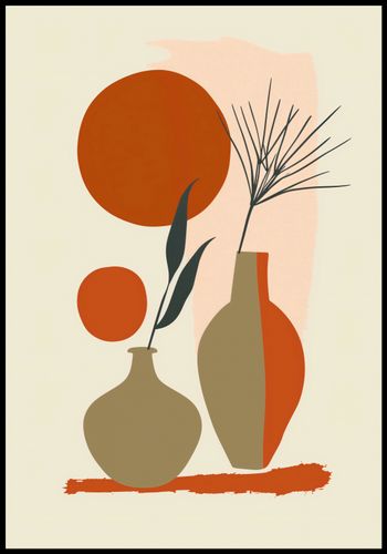 Plakat 68x98cm Wazy w Czerwieni na Arena.pl