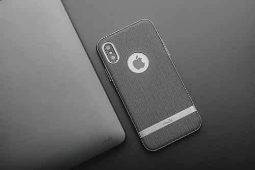 Moshi Vesta - Etui iPhone X (Herringbone Gray) na Arena.pl