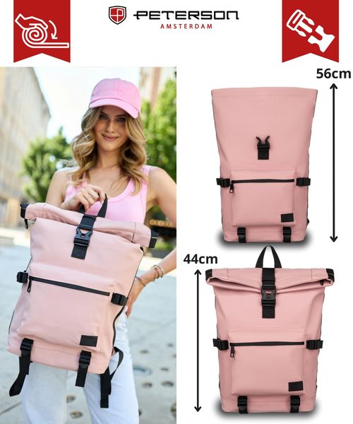 plecak miejski ptn nairobi-9152 pink zdjęcie 6