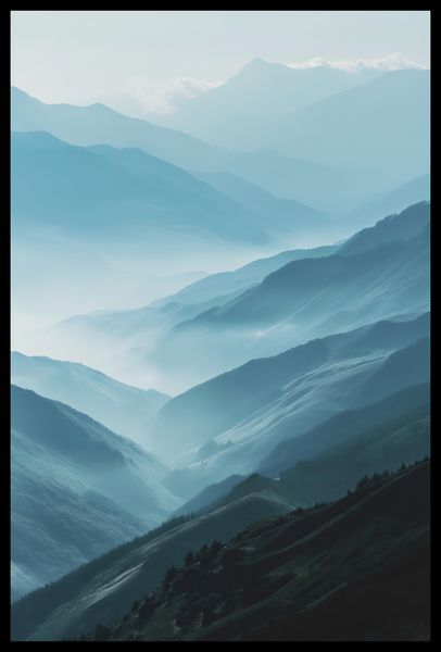 Plakat 40x60cm Między Chmurami zdjęcie 2