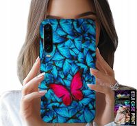 ETUI DO HUAWEI P30 - NIEBIESKIE MOTYLKI, MOTYL, KOBIECE WZORY