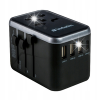 Adapter podróżny Verbatim UTA-04 globalny 12W