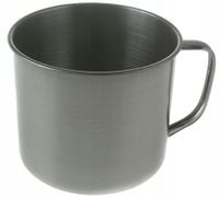 KUBEK STALOWY Turystyczny Wędkarski 800ml Metalowy Podróżny 4970