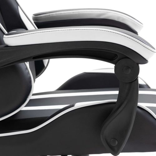 Fotel dla gracza, biały, PU na Arena.pl