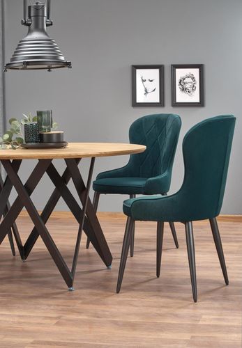 Stół Zambia dąb złoty/ czarny na Arena.pl