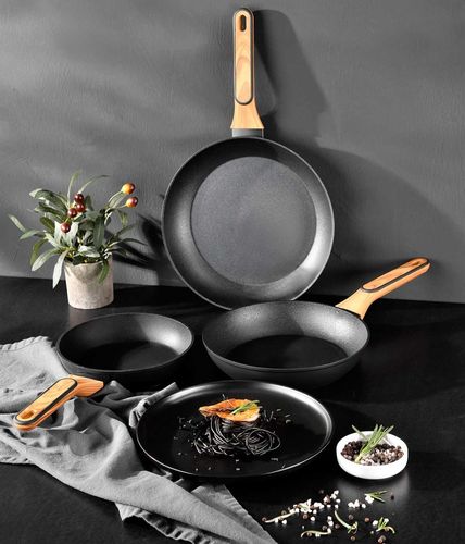 patelnia multiclad 28cm bergner bg-56032 charcoal na Arena.pl