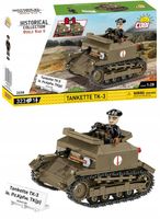 KLOCKI COBI 2658 Czołg Polska Tankietka Tankette Tk-3 HC WW2 323 El.