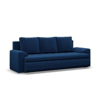 Kanapa rozkładana, Bosco, kronos, 222x96x92 cm, granatowy | TYLETEGOTU