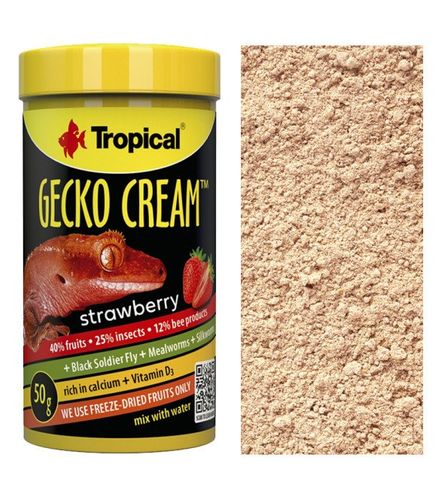 Tropical Gecko 100 ml Pokarm Dla Gekonów Truskawka na Arena.pl
