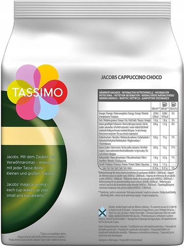 Kapsułki do Tassimo Jacobs Cappuccino Choco 8 kaw na Arena.pl