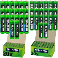 40x BATERIA = 20x AA + 20x AAA PALUSZKI ZESTAW