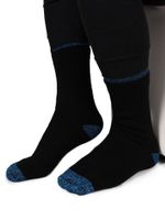 Skarpety męskie zimowe ciepłe czarne z niebieskim 43-46 YOCLUB