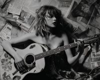 Plakat 50x40cm Młoda Gitarzystka