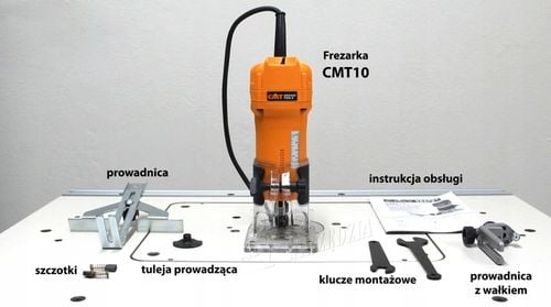 CMT Frezarka Ręczna CMT10 Trymer 6,35 6 8mm Frezy na Arena.pl