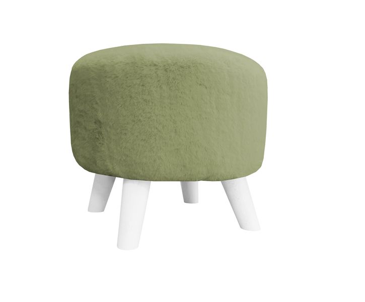 Pufa ALA noga biała Bunny10 zdjęcie 1