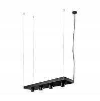 LAMPA WISZĄCA ZWIS NOWODVORSKI PLANT CZARNA 9381