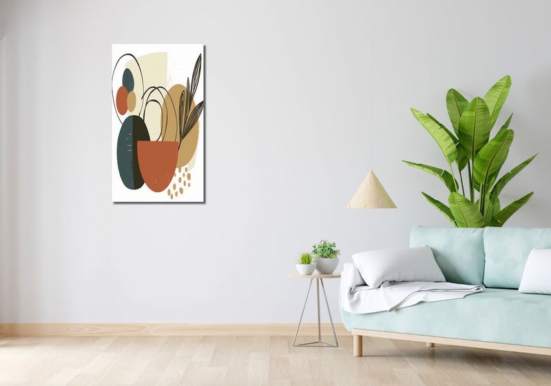 Obraz 50x90cm Ogień i Flora zdjęcie 2