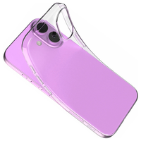 etui silikonowe puro 03 nude do iphone 16 plus - przezroczyste