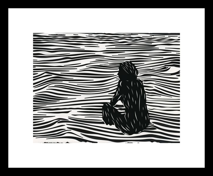 Plakat 20x15cm Złożone Fluidalne Linie zdjęcie 3