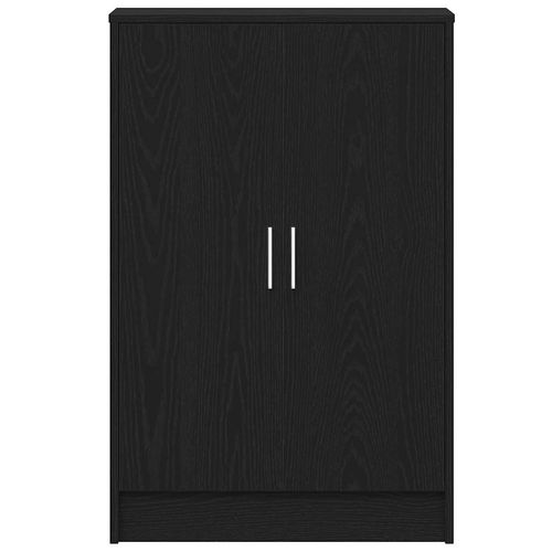 Szafka na buty, czarny dąb, 60x35x92 cm materiał drewnopochodny na Arena.pl