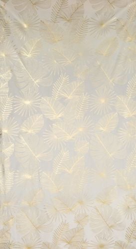 Zasłona na przelotkach z nadrukiem błyszczącym ARIA 135X250 kremowa na Arena.pl