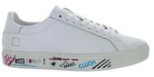 D.A.T.E. Sneakersy damskie - Newman Doodle - rozmiar 38 - białe skórzane