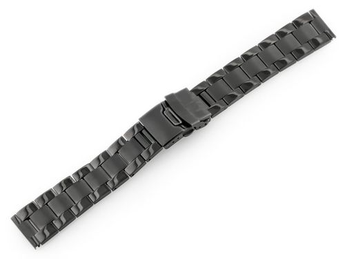 Bransoleta Pacific M1 - Solid Steel - czarna 20mm na Arena.pl