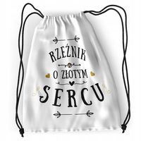Plecak Sportowy Szkolny Rzeźnika Worek Torba Z Nadrukiem Ze Zdjęciem