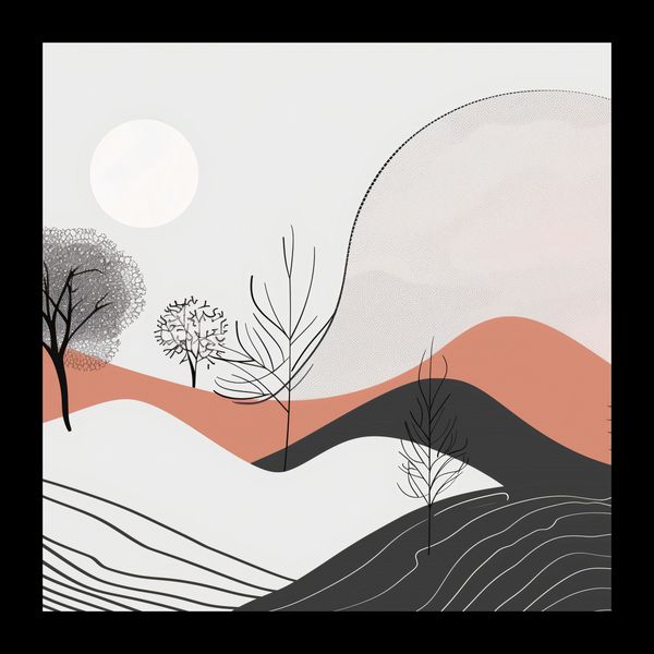 Plakat 20x20cm Półcień Widoku zdjęcie 2
