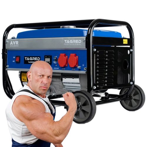 AGREGAT PRĄDOTWÓRCZY PRĄDU TAGRED 2800W AVR KOŁA na Arena.pl