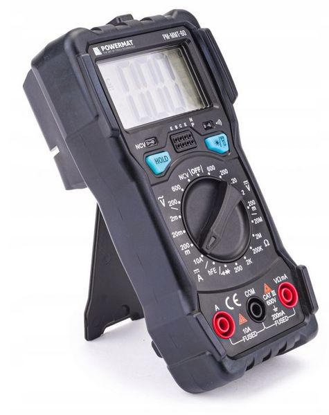 MULTIMETR CYFROWY ELEKTRYCZNY MIERNIK PRĄDU LCD PM-MMT-60 zdjęcie 2