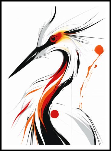 Plakat 67,5x95cm Bocian na Arena.pl