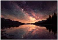 Fototapeta Na Flizelinie Do Sypialni Salonu Jezioro 250x175