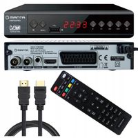 Dekoder MANTA DVBT025PRO Full HD DVB-T2/HEVC/H.265