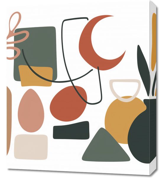 Obraz 60x70cm Formy Wyzwolone zdjęcie 1