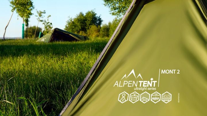 Namiot AlpenTent MONT2 Ultralight 2os. TYLKO 2,2kg zdjęcie 14