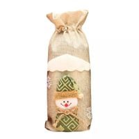 Pokrowiec butelka wino prezent Boże Narodzenie 3D