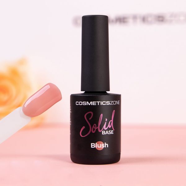 Cosmetics Zone Baza hybrydowa budująca Solid Base Blush 15ml zdjęcie 2