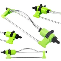 Zraszacz ogrodowy wahadłowy regulowany do trawnika duży zasięg 15 dysz